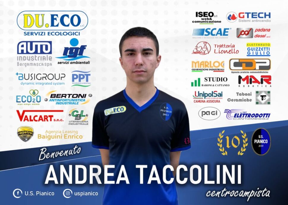 UFFICIALE – Pianico, bentornato ad Andrea Taccolini