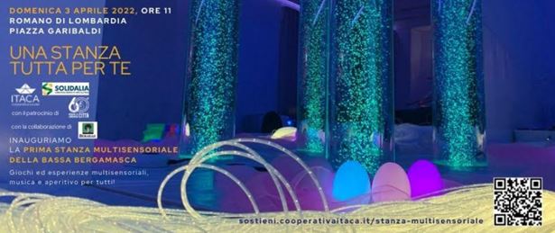 A Romano di Lombardia si inaugura la prima stanza multisensoriale della Bassa Bergamasca