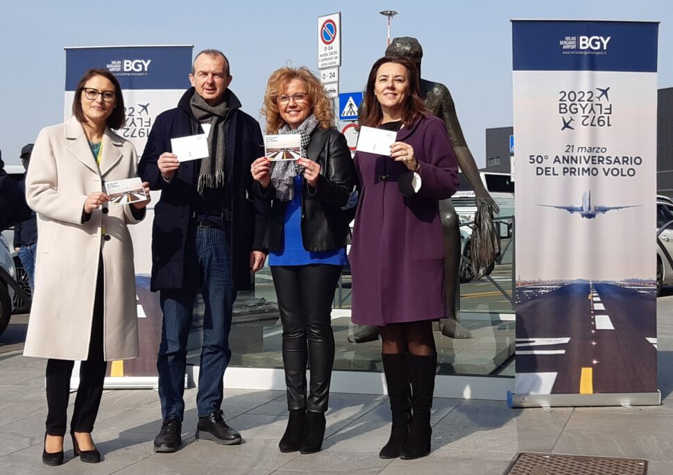 50 anni di voli su Orio. Sanga: “Siamo in grande ripresa. La linea ferroviaria per Bergamo? Dobbiamo correre”