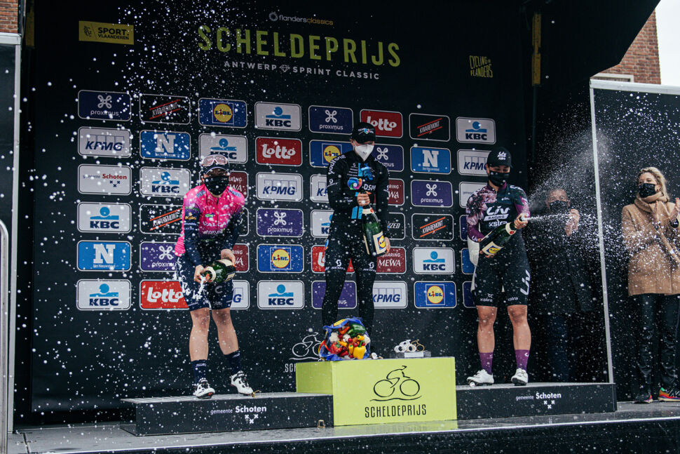 Chiara Consonni è seconda allo Scheldeprijs