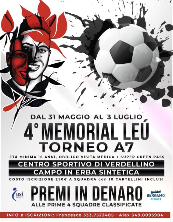 Verdellino, dopo due anni riecco il Memorial Leù. Tutte le info