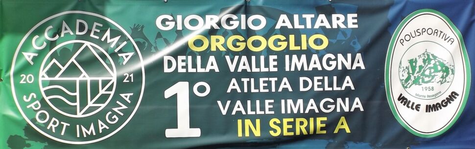 Orgoglio Valle Imagna: Giorgio Altare primo giocatore della Valle in serie A al Cagliari
