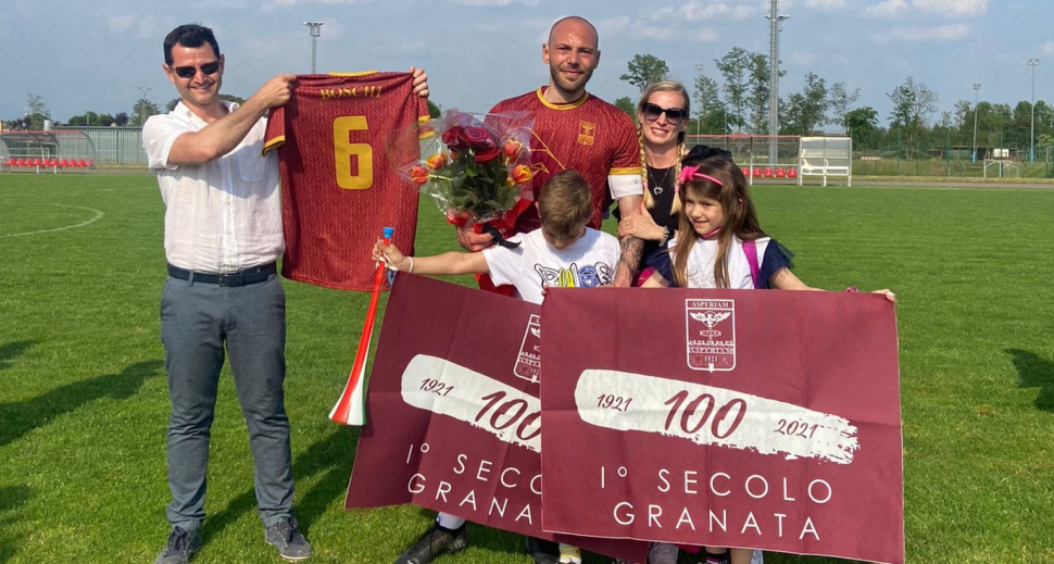 L’Asperiam saluta il suo capitano Boschi: “Un grazie da tutto Spirano”