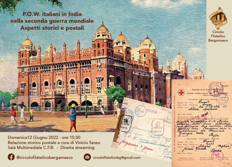 Dalla lontana India, attraverso i documenti postali, l’epopea dei prigionieri italiani.
