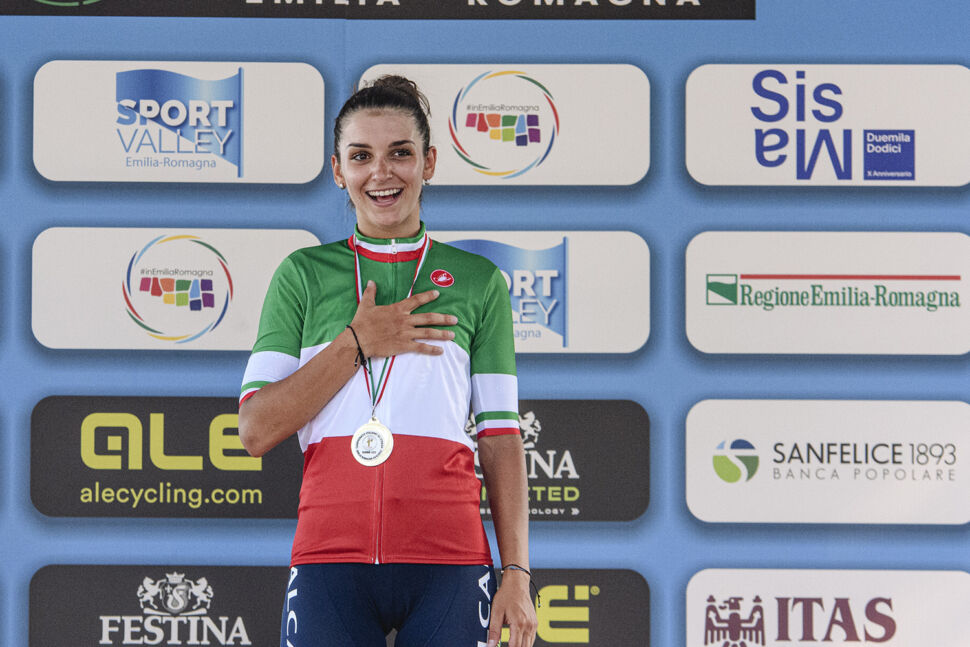 Valcar-Travel & Service, a Eleonora Gasparrini il primo titolo italiano U23 della storia