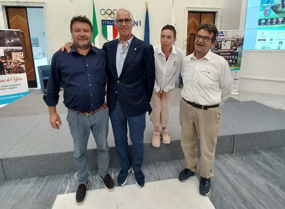 La passione di Yara e la passione di Egidio Capitanio, stupendo pres del Paladina, un uomo dal cuore d’oro. Sabato e domenica andiamo tutti da lui