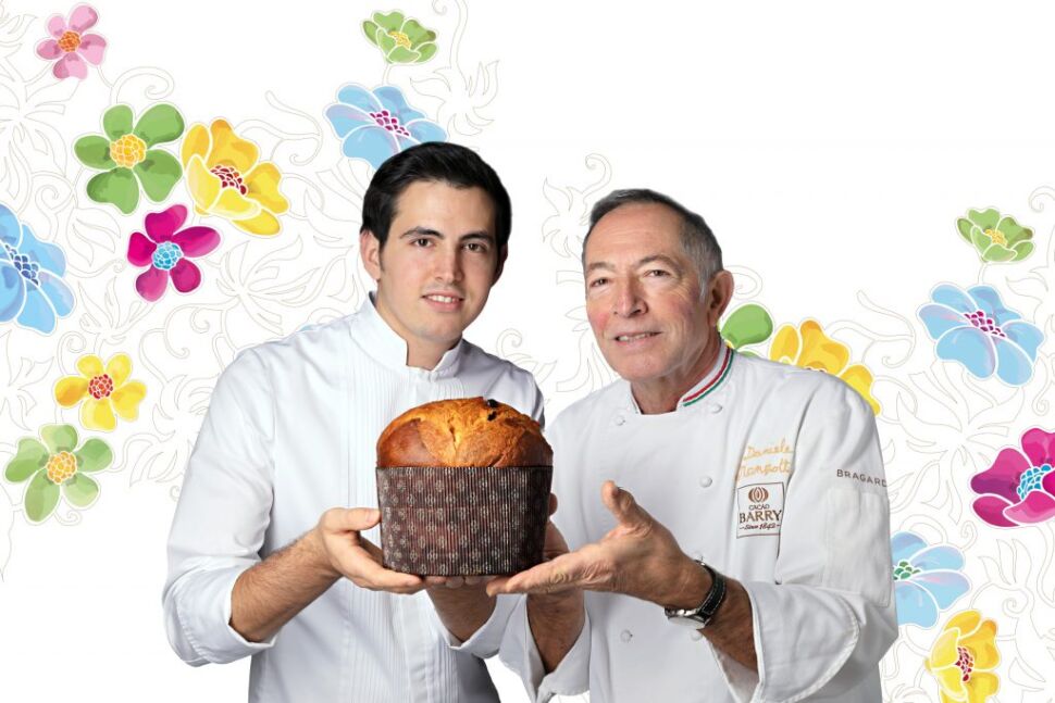 Una mole di panettoni: Bergamo rappresentata dalla pasticceria Italo Vezzoli di Carobbio e da Grandi Lievitati Manzotti di Daniele e Matteo Manzotti di Treviglio