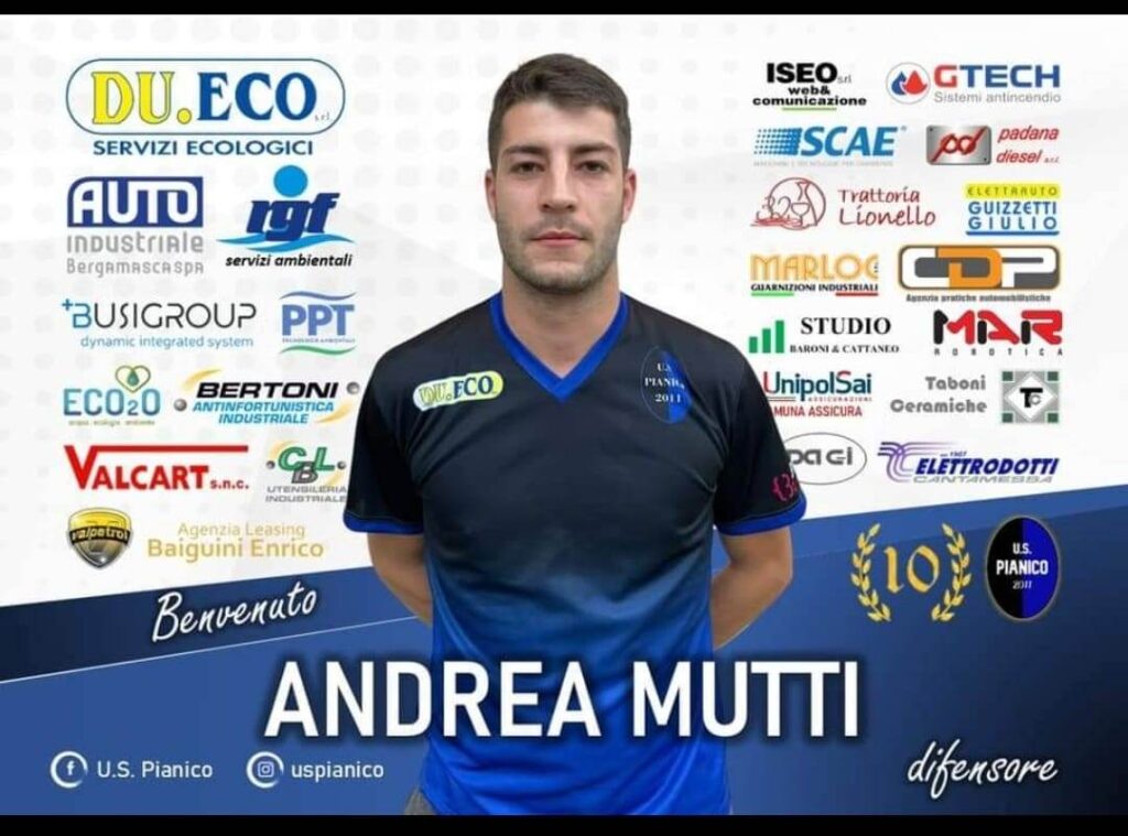 UFFICIALE – Pianico, c’è il ritorno di Andrea Mutti