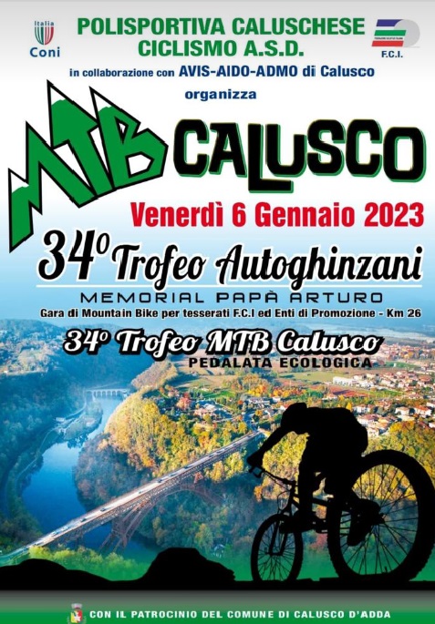 Mountain bike di scena a Calusco: all’Epifania il Trofeo Autoghinzani
