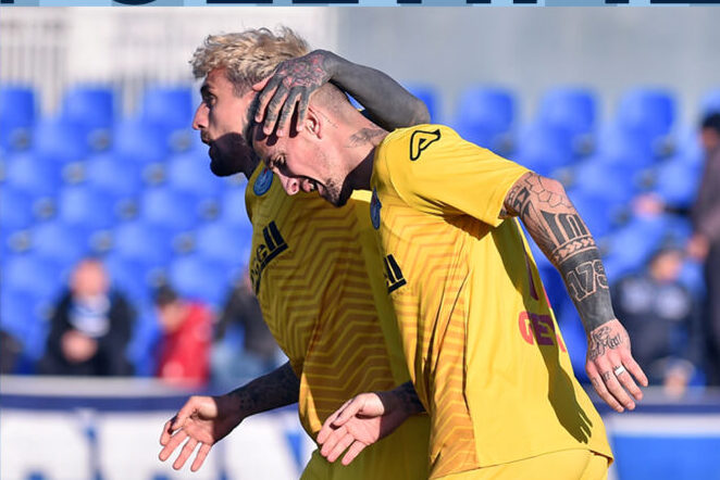 Manconi-Giorgione, AlbinoLeffe corsaro a Novara