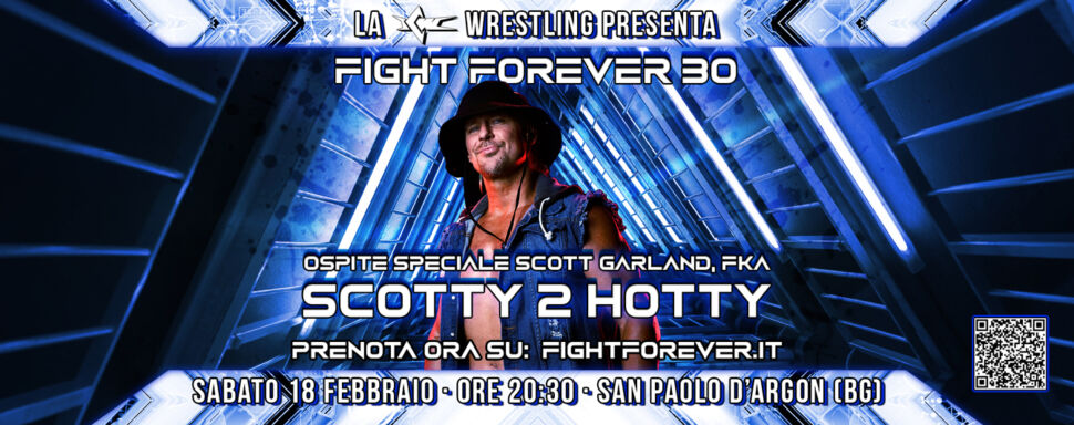 L’ex wrestler WWE Scotty 2 Hotty il 18 febbraio a San Paolo d’Argon
