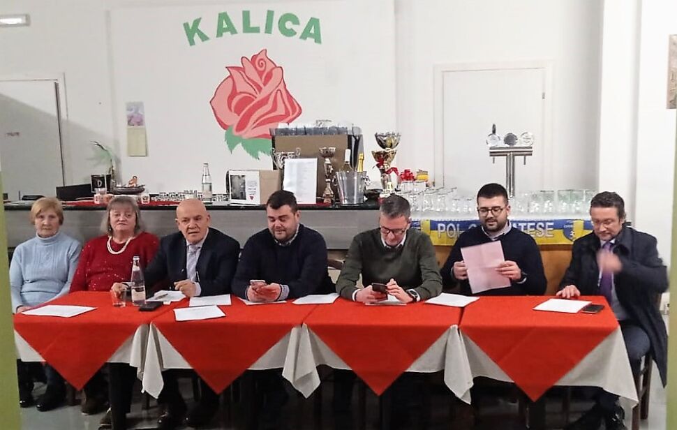Diego Valentin organizzatore del primo torneo di calcio a favore di Kalica, pizzeria solidale, dove si è tenuta la presentazione
