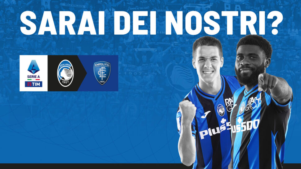 Con l’Empoli venerdì 17: le tre promozioni per i tifosi