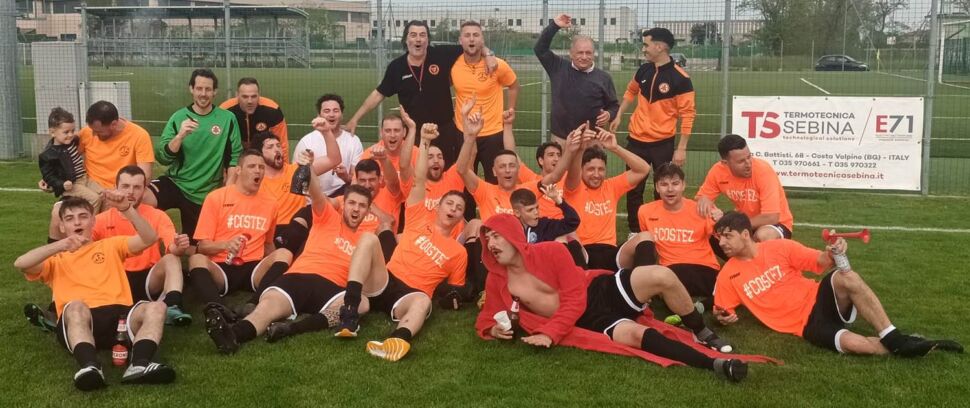 Terza D. Calcinatese, l’ennesima promozione di Fede e Samu, giganti del nostro pallone