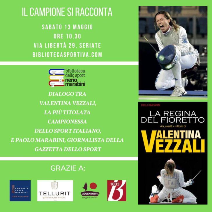Un dialogo in punta di fioretto: Valentina Vezzali alla Biblioteca dello Sport