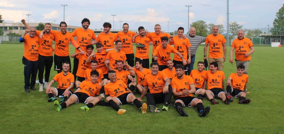 Terza D. La festa della Calcinatese, Perelli: “Dedicato a chi mi ha sostenuto e aiutato nel difficile momento vissuto”