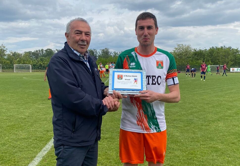 Promozione C. Cividatese, capitan Ghitti fa l’ultima partita in casa (salvo play-off) regalando i tre punti al 96′. Commosso racconta: “Qui è casa mia. Ringrazio mio papà”