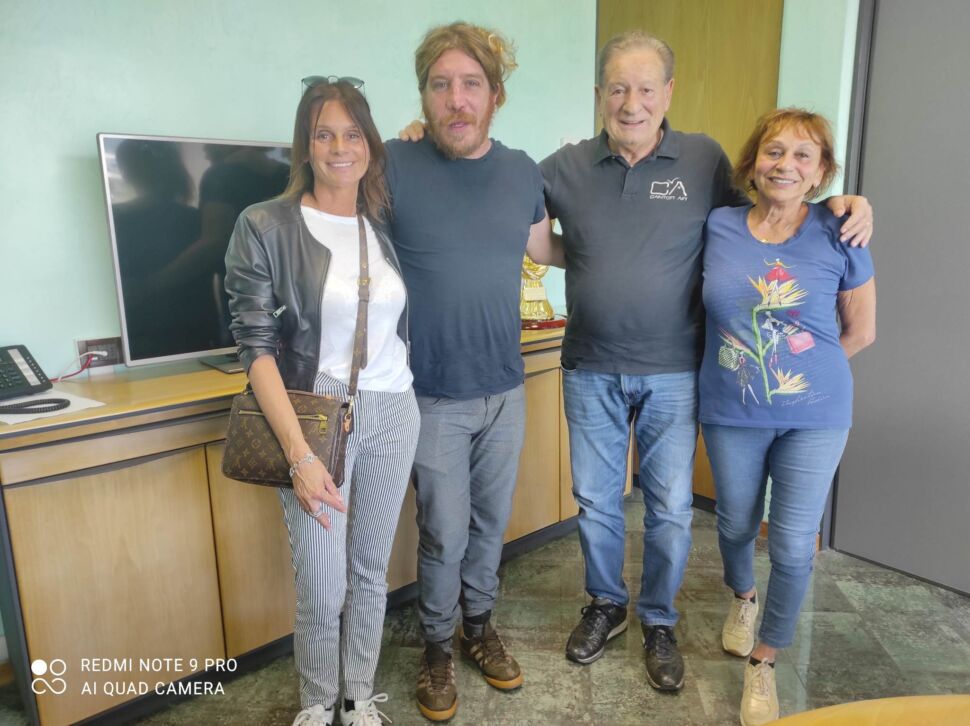 Gabriele dell’Utensileria Magoni, sponsor di tanti nostri club, nell’idea che “la fortuna va divisa con chi ti è vicino”