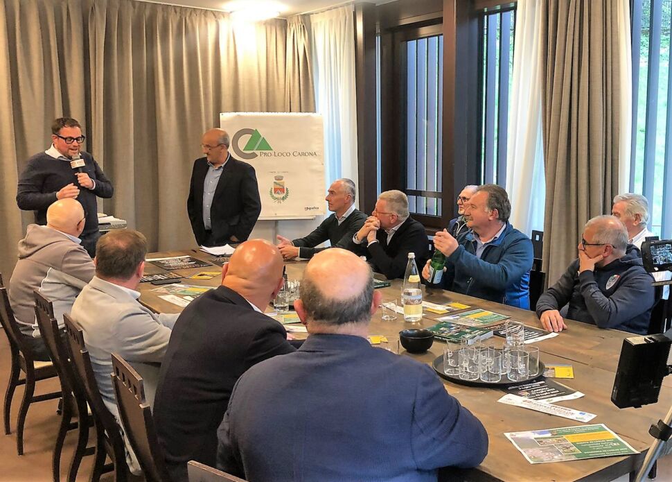 A Carona la presentazione del Warm Up Challenge di mountainbike