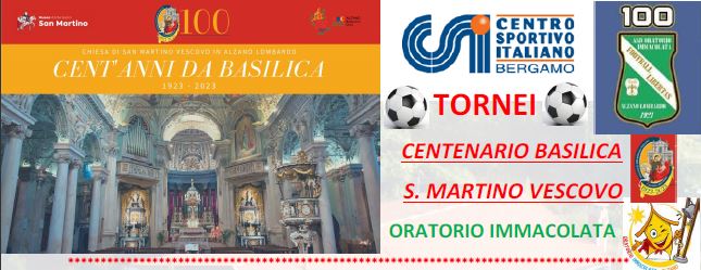 Al via i giorni di festa all’Oratorio Immacolata di Alzano: grande calcio e non solo