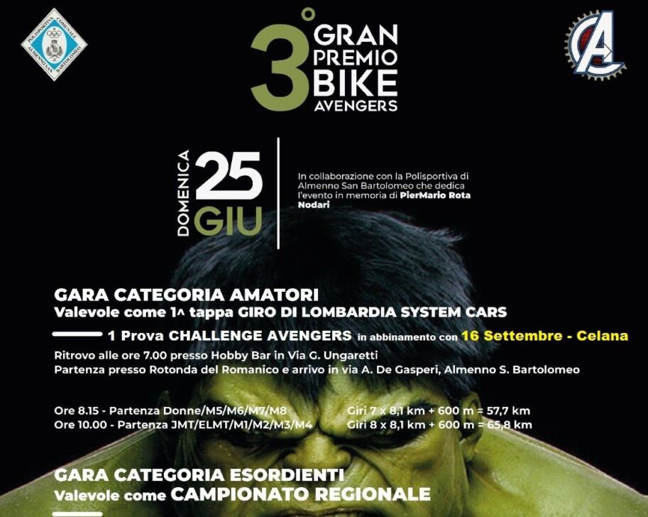 Tutto pronto per la terza edizione del Gran Premio Bike Avengers. Ce ne parla il presidente Massimo Ceracini