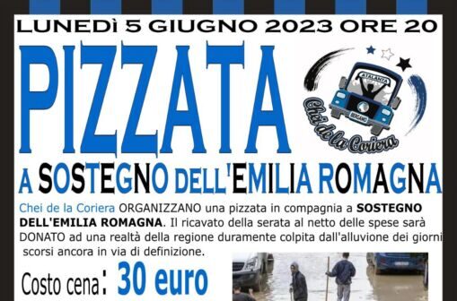 Il cuore di Chei de la Coriera: pizzata per l’Emilia-Romagna il 5