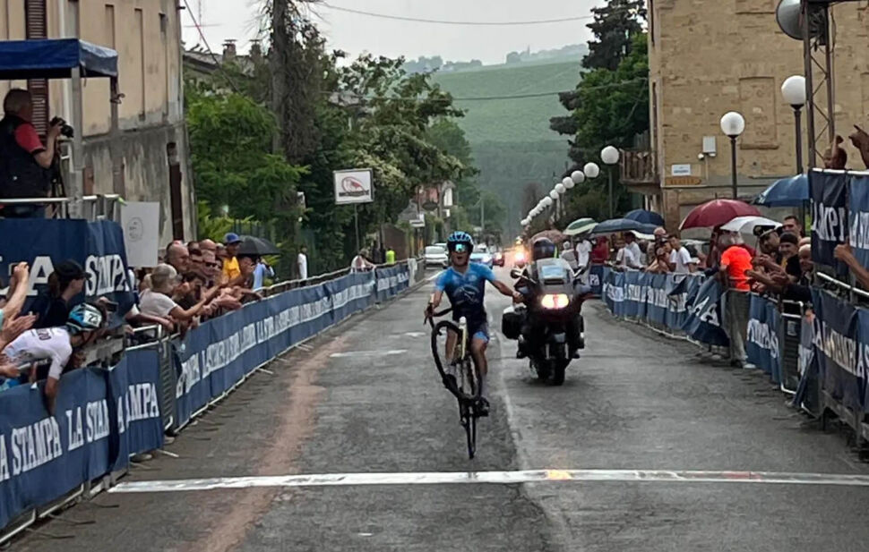 Diego Nembrini conquista Montemagno e regala la quarta vitttoria stagionale alla S.C. Cene