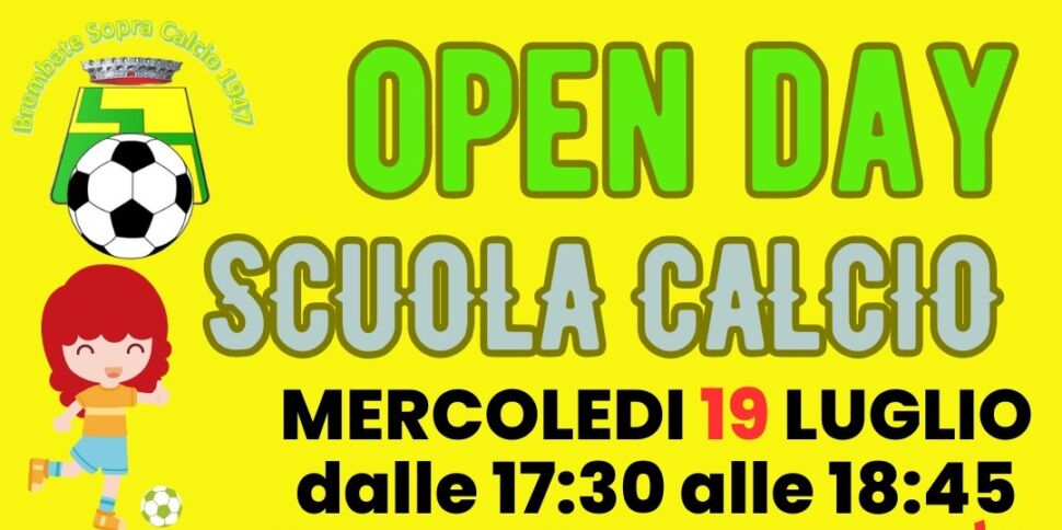 Open Day per i più piccoli e per il calcio femminile a Brembate Sopra