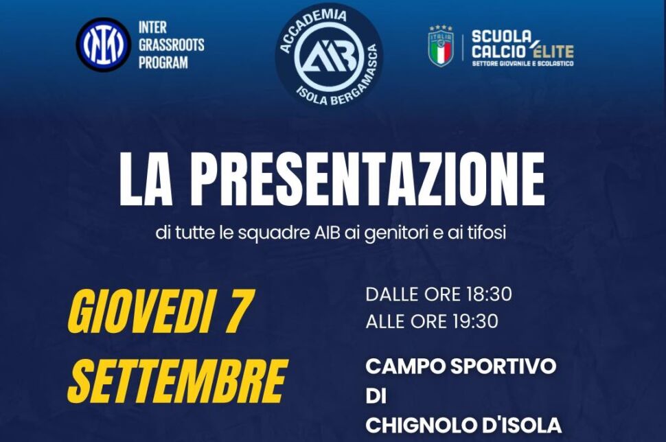 AIB, giovedì 7 settembre presentazione di tutte le squadre con un super ospite