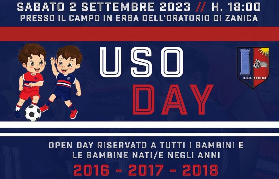 Sabato 2 settembre a Zanica l’USO Day