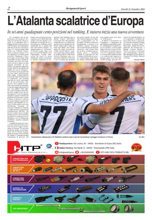 Dea tornano le notti magiche, leggi gratuitamente il Bergamo&Sport Stadio per la prima di Europa League