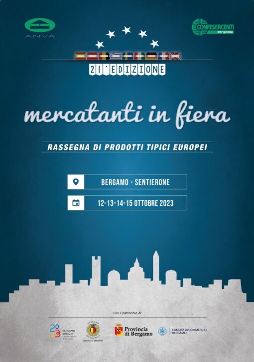 Dal 12 al 15 ottobre in centro Bergamo torna Mercatanti in Fiera