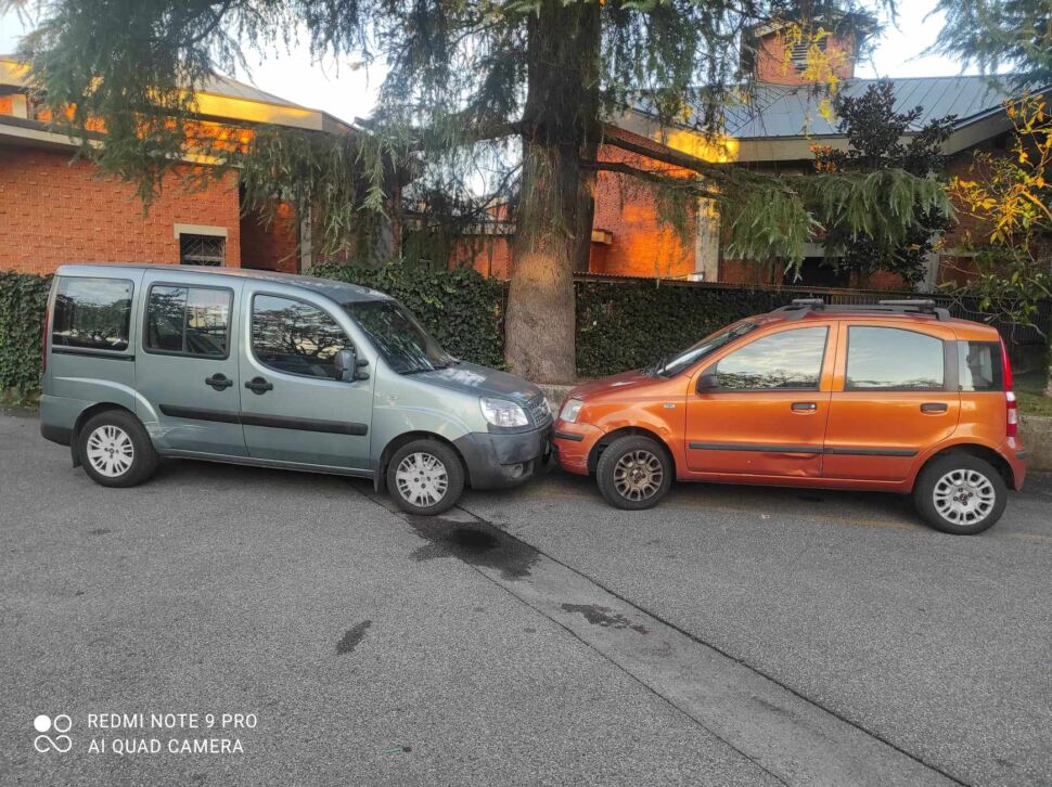 La mia Fiat Panda trova l’amore, il Doblò di Sergio, e riparte di slancio