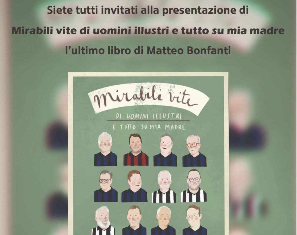 “Stasera vieni da me?”. E io, nell’insegnamento dei miei saggi: “No, ho già un altro impegno”. Il capitolo zero di “Mirabili vite”, libro che presentiamo il 26 novembre