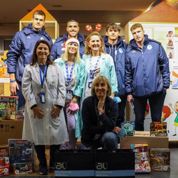 AlbinoLeffe e Monava, il Natale del cuore in pediatria