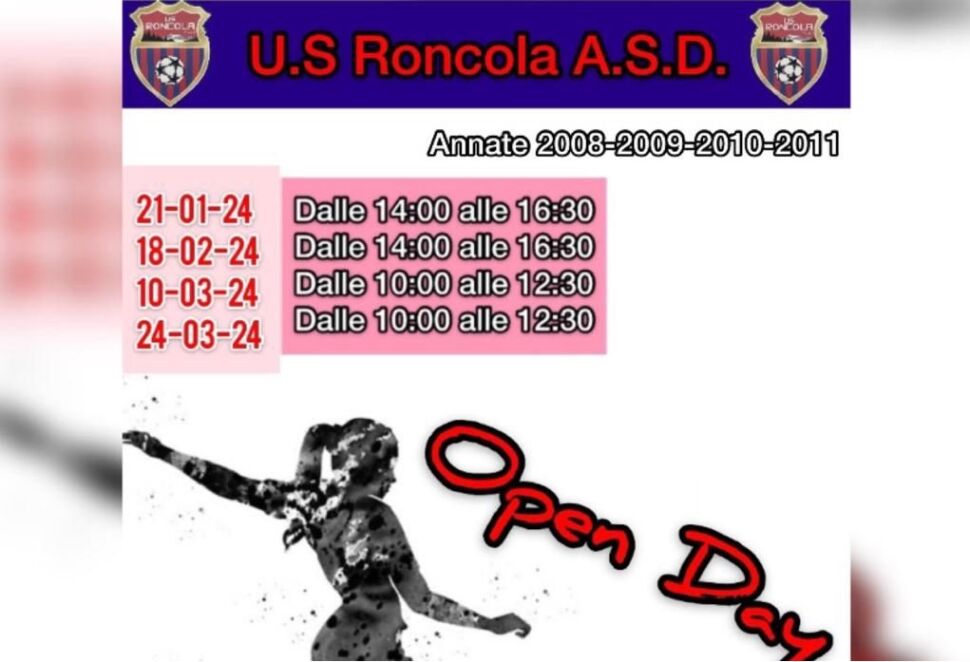 Roncola, ecco quattro Open Day femminili per il 2024: un grande progetto in cantiere