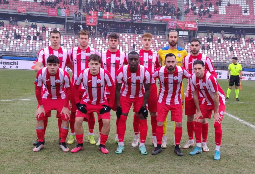 Serie D Girone B – Il Caravaggio cade nel finale al Garilli di Piacenza