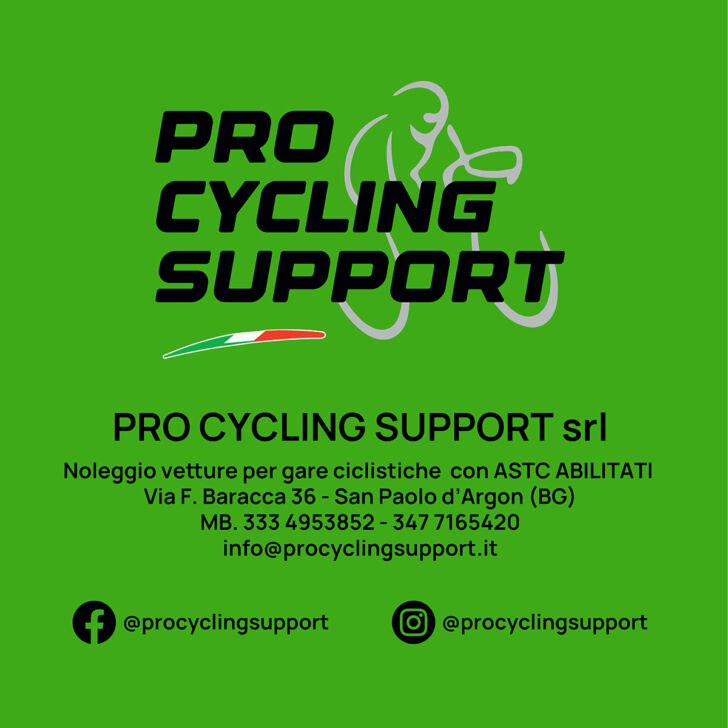 Nasce a Bergamo Pro Cycling Support, autovetture al servizio delle gare ciclistiche