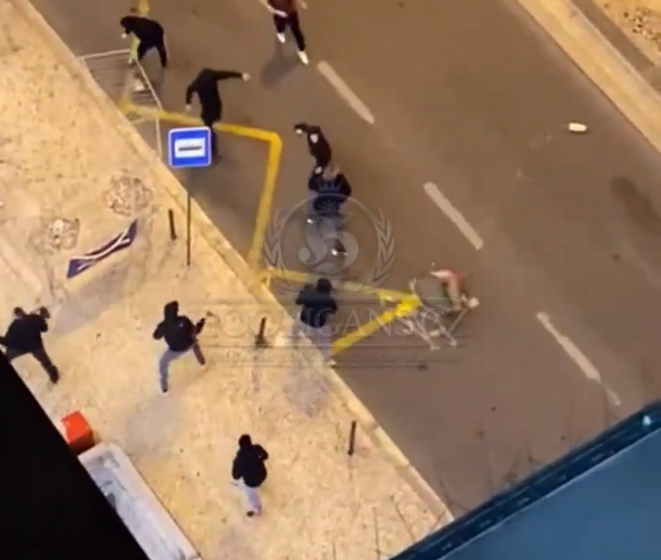 Atalantini e Rangers a contatto sotto l’albergo: il video