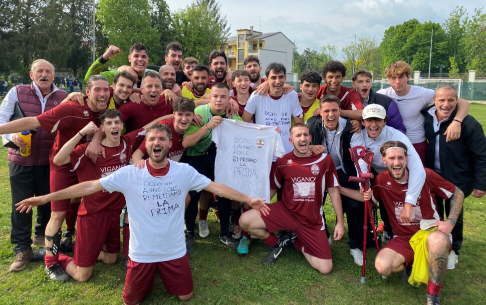 Seconda R. Il Valentino Mazzola vince il derbissimo con la Pierino Ghezzi e conquista la promozione in Prima