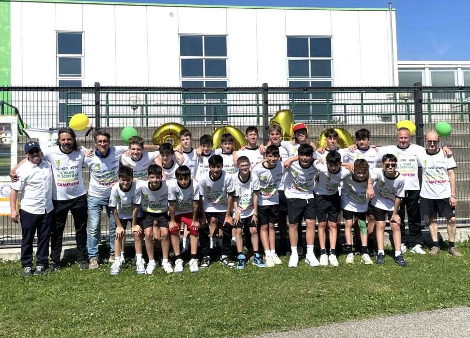 Almè, i classe 2010 hanno vinto il loro campionato