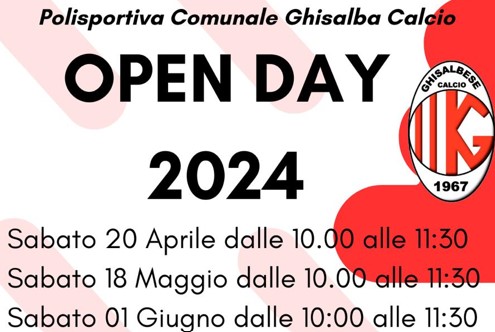 Polisportiva Ghisalba Calcio, ecco tre open day per i nati nel 2017-2018-2019