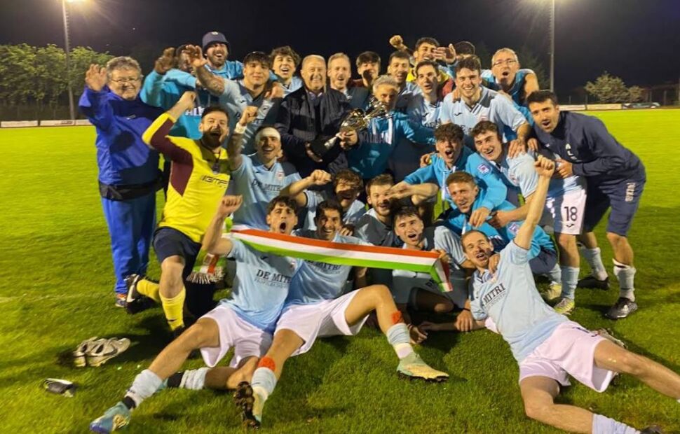 Seconda. Albano, 5-1 al Revolutional e festa scudetto