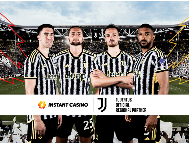 Il nuovo casino online ‘Instant Casino’ è l’Official Regional Partner della Juventus