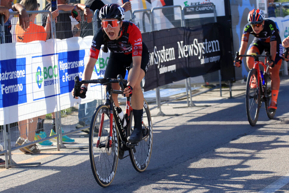 Gaia Tormena porta la Isolmant-Premac-Vittoria ai piedi del podio nelle Marche