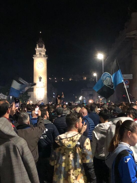 L’ultimo regalo di Gori agli atalantini: “Maxischermo in centro per la finale di Coppa Italia”