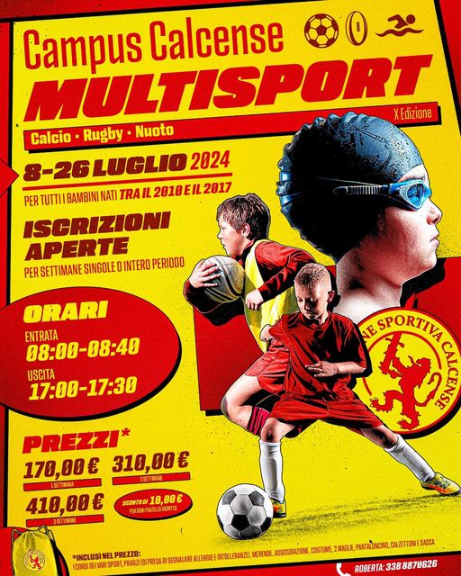 Mirco Cresci e le tante novità in casa Calcense. A luglio il Campus Multisport