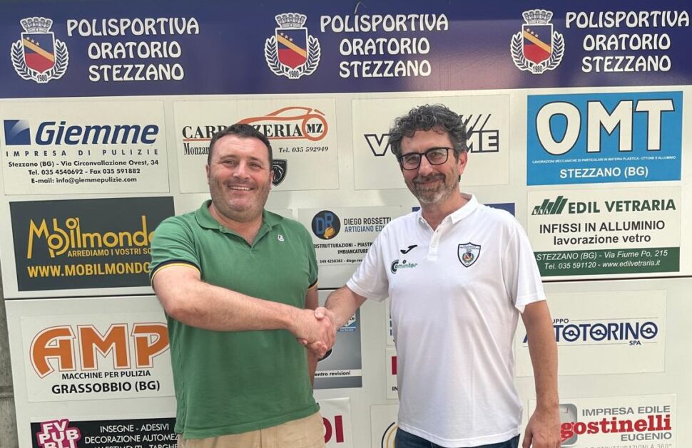 Fabio Manzoni è il nuovo mister dell’Oratorio Stezzano