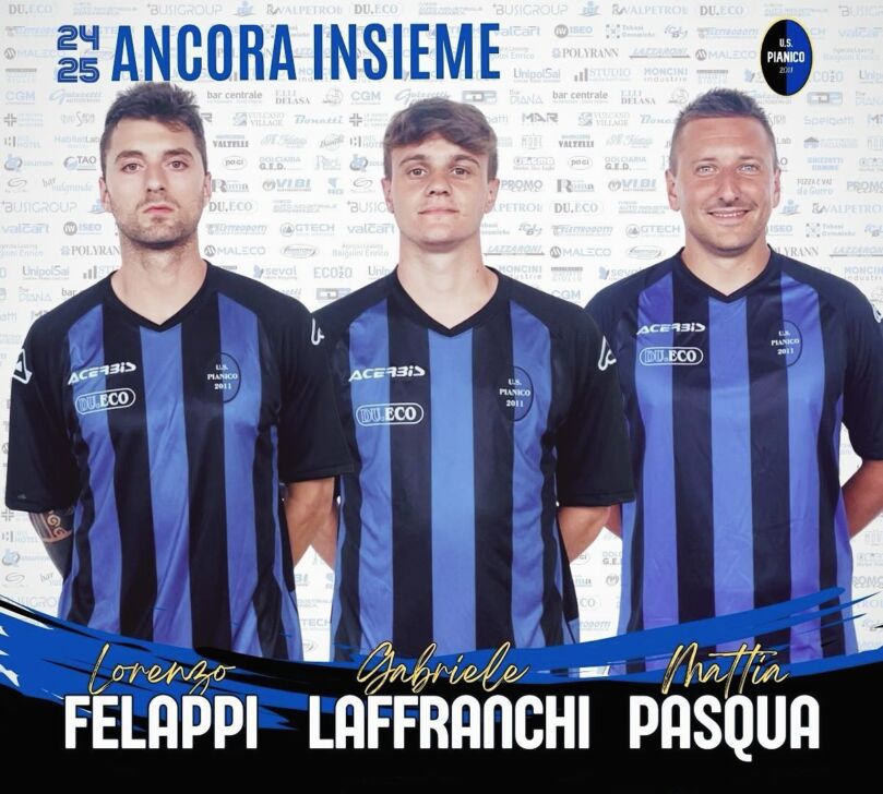 UFFICIALE – Pianico, un altro tris di conferme