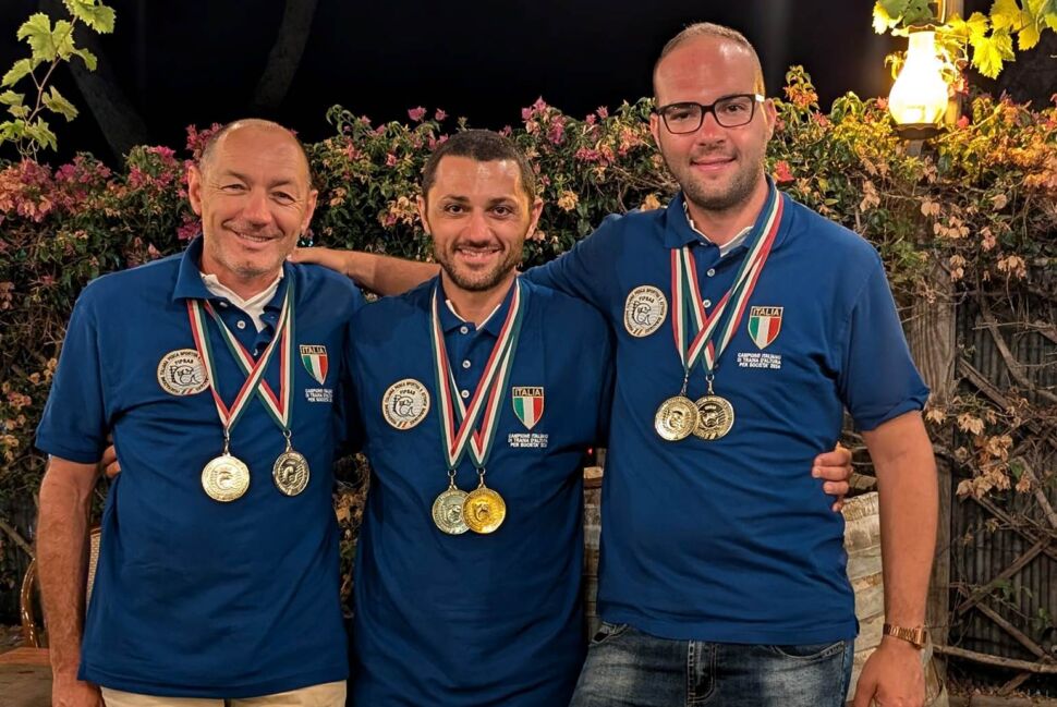 Il bergamasco Nicola Bertocchi nella squadra vincente del Tricolore di Traina d’Altura